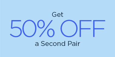 Get 50% off a second pair